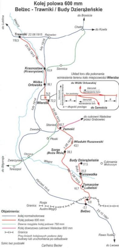 Trawniki map